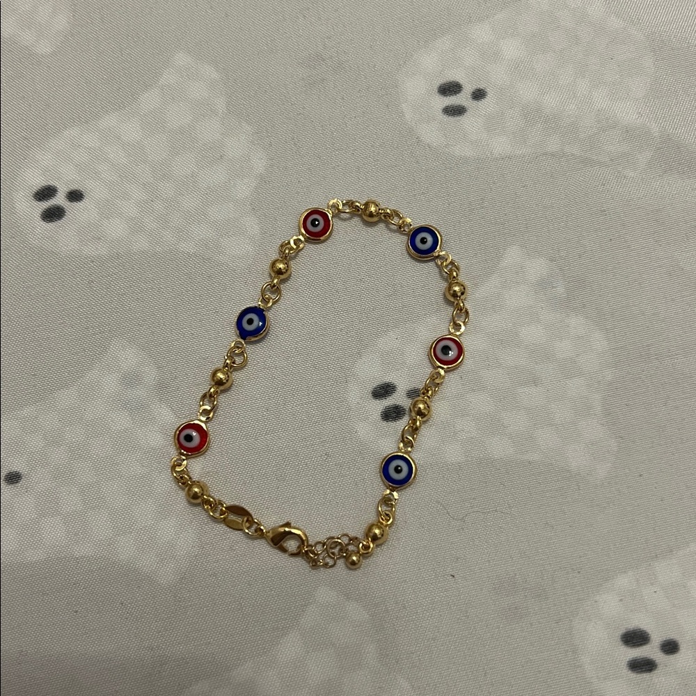 Gold Evil Eye Bracelet